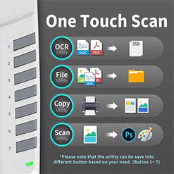 Plustek OpticFilm 120 Film Scanner with a high-resolution CCD image sensor 